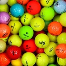 Image of Mixed Brand Golf Balls Grade A Coloured Optic Distance Lake Balls 12-100 Pack