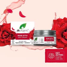 Image of Dr. Organic Bioactive Organic Rose Otto Oil of Rosa Damascena DAY Cream 50ml
