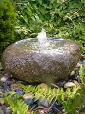 Image of Babbling Natural Boulder Granite Mains Powered Water Feature