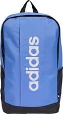 Image of adidas Linear Backpack Blue Gym Travel Training Bag Mens Womens 3 Stripes