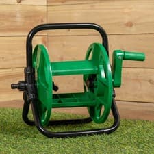 Image of 30m Portable Garden Hose Pipe Storage Reel with Crank Handle