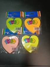 Image of Heart Shaped Sticky Notes 100 Sheets, 76×76mm, 3×3 Inch