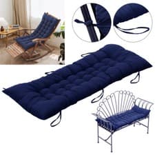 Image of Garden Bench Cushion Pation Swing 2-3-4 Seater Indoor Outdoor Furniture Seat Pad