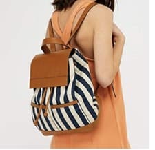 Image of monsoon accessorize stripe rucksack