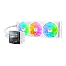 Image of Thermaltake TH360 V3 Ultra ARGB AIO Hydro CPU Cooler, White, 3 x 120mm ARGB Fans