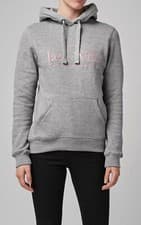Image of Jack Wills Women's Hunston Embroidered Hoodie -Grey Marl