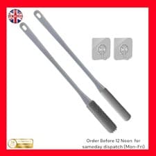 Image of Toe Cleaning Brush – Long Handle Foot Washer for Seniors, Men & Women