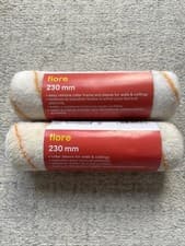 Image of 2x GoodHome Medium Pile Woven polyester Roller sleeve 230mm Home Renovation Wall
