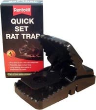 Image of Rentokil Rat Trap Quick Set 1 Pack Easy Traps Rodent Pest Trap Rat Control