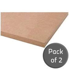 Image of Standard 18mm MDF Board Pack of 2