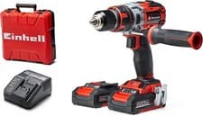 Image of Einhell Cordless Drill Driver with 2x Batteries and Charger 18V Power X-Change