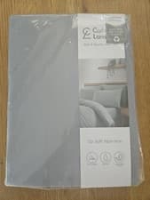 Image of Catherine Lansfield Fitted Sheet. Super King. Slate Grey 