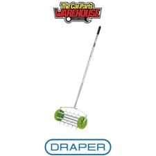 Image of Draper 83983 Rolling Lawn Aerator Spiked Drum 450mm