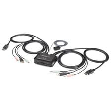 Image of StarTech.com 2 Port DisplayPort KVM Switch - 4K 60Hz - Compact Dual Port UHD DP