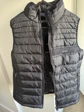 Image of BOSS Mens Darolan Water-repellent padded gilet size S 
