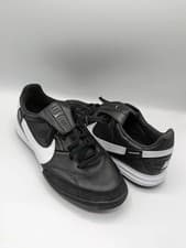 Image of Nike Premier 3 Astro Turf Football Trainers In Black and White Size UK 10