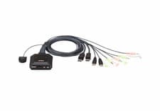 Image of 4719264645525 ATEN 2-Port USB DisPlayPort Cable KVM Switch ATEN