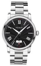 Image of Montblanc 4810 Automatic Stainless Steel Black Dial Date Mens Watch 115935