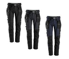 Image of SNICKERS 6972 FLEXIWORK WORK TROUSERS+ DETACHABLE HOLSTER POCKETS