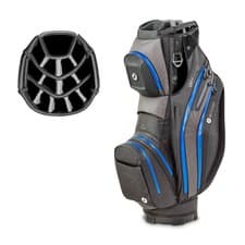 Image of Motocaddy Dry Series Golf Cart Bag in Black/Blue Brand New 2026 Model Boxed