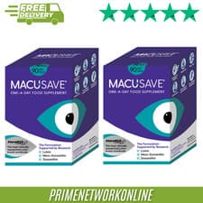 Image of 2x - Macu-Save Eye Health Food Supplement Capsules - 90s 100% ORIGINAL ⭐⭐⭐⭐⭐
