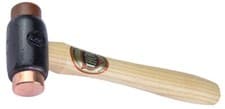Image of Thor Copper Hide Face Hammer Size A Rawhide Soft Head Cap 25mm 1" 03-208