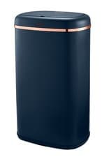 Image of Tower Cavaletto 58L Sensor Bin Midnight Blue/Rose Gold Household Bin Auto Lid