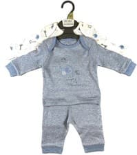 Image of Mothercare Boys Pack of 2 Pyjamas Baby 1–9 Months | 100% Cotton Kids Nightwear