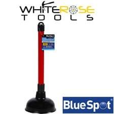 Image of BlueSpot Drain Plunger Unblocker Sink Bath 100mm Diameter