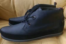 Image of Barbour Transome Men’s Chukka Laced Boots Black Leather UK 9 EU 43 New Boxed