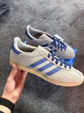 Image of UK 11- Adidas Originals Gazelle Indoor Grey Pebble Mens JQ8390
