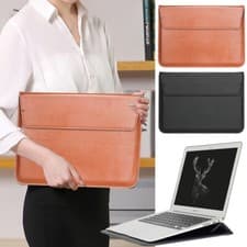 Image of Sleeve PU Leather Laptop Bag Stand Case For ACER Swift Aspire Chromebook 14 15''