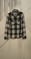 Image of Women's Superdry Lumberjack Twill Checked Shirt Size Small New Without Tags