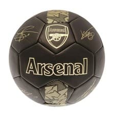 Image of Arsenal FC Size 1 Football Phantom Signature Soccer Ball Black Official License