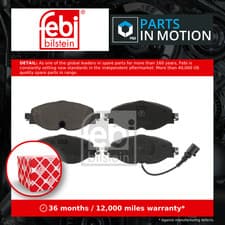 Image of Brake Pads Set Front 16994 Febi 2Q0698151F 2Q0698151K 5Q0698151 2Q0698151S New