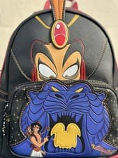 Image of Loungefly Disney Jafar Aladdin Villains Scene Mini Backpack-NWT