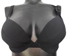 Image of Panache Swimwear Bikini Underwire Bra EU/DE 70I UK32G Black Padded Cup