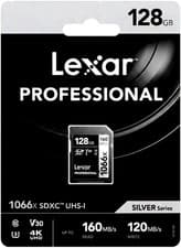 Image of Lexar Professional 128GB SD SDHC SDXC Memory Card 1667x, U3, V30 - New Sealed