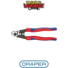 Image of Draper 36142 KNIPEX 95 62 190 Forged Wire Rope Cutters with Heavy Duty Handles 1