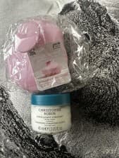 Image of Brushworks Massaging Shampoo Brush+Christophe Robin Cleansing Scrub wt.Sea Salt