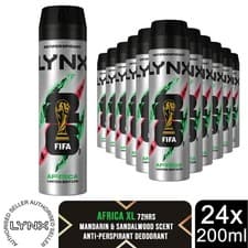 Image of Lynx XL Anti-Perspirant 72-Hour Sweat Protection Deodorant 200ml, 24 Pack