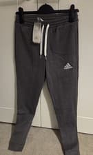 Image of Men's Adidas Entrada 22 Grey Jogging Bottoms - Size XS *NEW WITH TAGS*