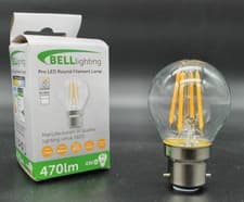 Image of 1x 4W (=40W) LED Bell Ultra Low Energy Instant Start Golf Light Bulb BC B22 Lamp
