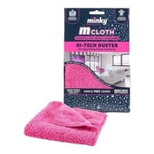 Image of MINKY M CLOTH HI-TECH DUSTER CLEANING CLOTH FOR SPARKLING CLEAN SURFACES