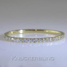 Image of Diamond Eternity Wedding Ring 0.30ct F VS Brilliant Cut 18ct Yellow Gold Band