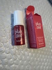 Image of Benefit Play Tint 6.0ml/0.2oz Pink Lemonade tinted lip & cheek stain new in box