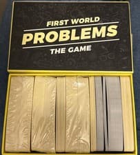 Image of Card Game First World Problems The Game Complete Boxed Some Cards Sealed
