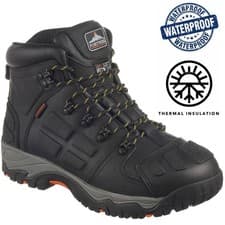 Image of PORTWEST Monsal Waterproof Mens Safety Boots Leather steel toe cap Work Hiker SZ
