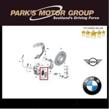 Image of BMW & MINI Genuine Front Brake Pads 2 Series X1 X2 MINI F54,55,56,57 34106874034