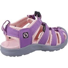Image of Cotswold Marshfield Recycled Sandal Purple/Pink Pull toggle fastening, Summer